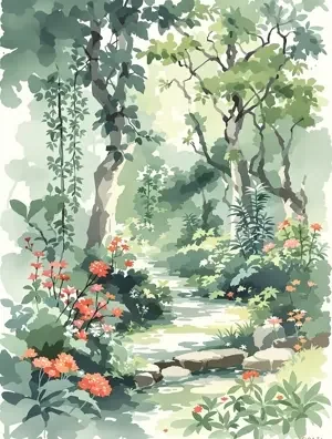 闲庭信步 海报