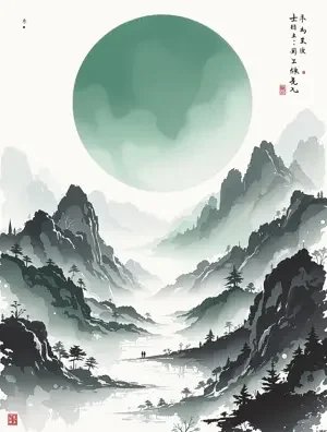 留白之美 海报