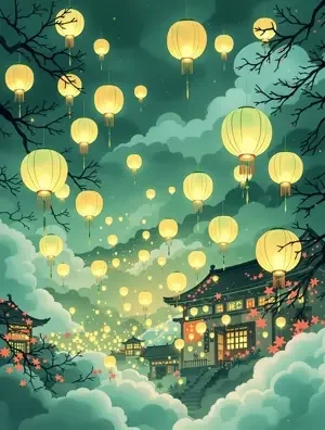 花灯夜 海报