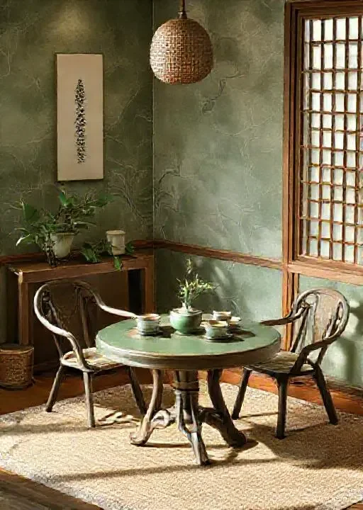 茶室一角 海报