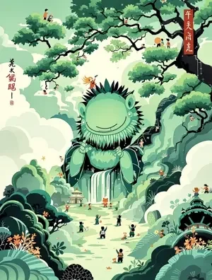 千字文识字 海报