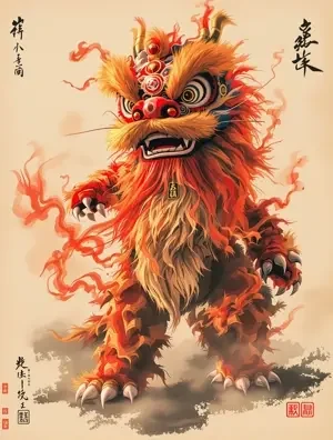 龙腾狮舞 海报