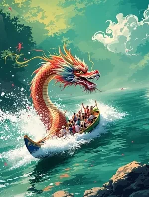 龙舟竞渡 海报