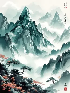 笔墨山河 海报