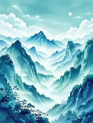 青绿山水 海报