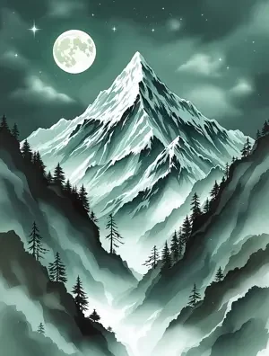 月下仙山 海报