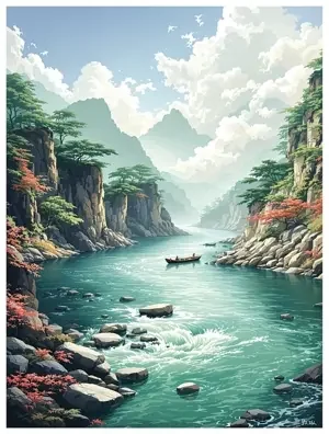 岁月的河 海报