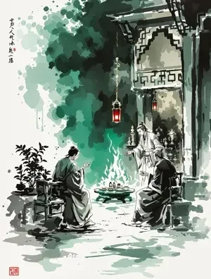 围炉问古 海报