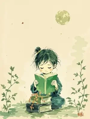 读经的孩子 海报