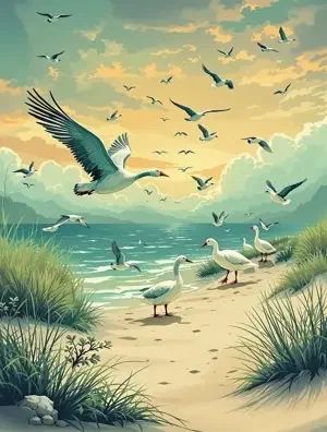 平沙落雁 海报