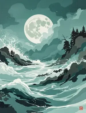 水中月 海报