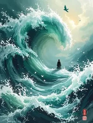 精卫填海新编 海报